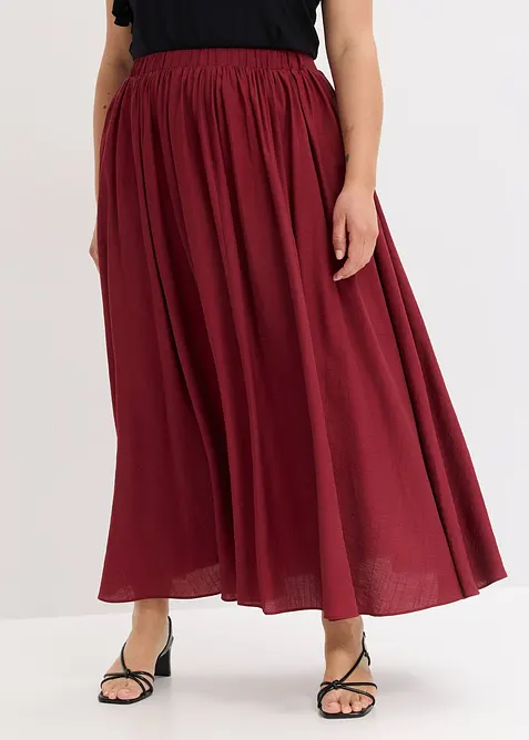 Maxirok van gestructureerde crinkle, bonprix