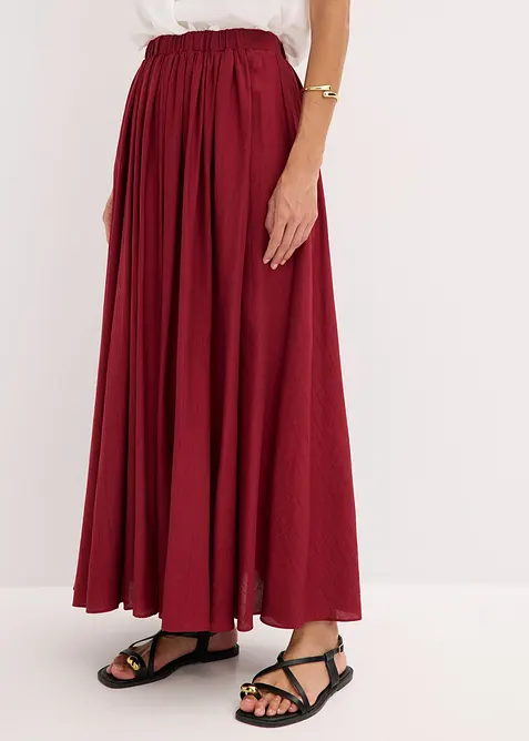 Maxirok van gestructureerde crinkle, bonprix