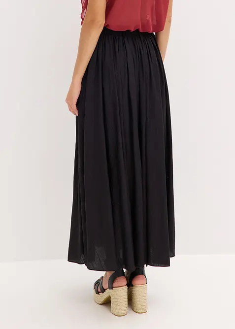 Maxirok van gestructureerde crinkle, bonprix