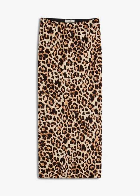 Midi rok van soepele viscose, bonprix