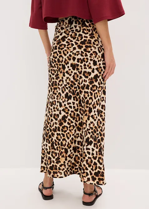 Midi rok van soepele viscose, bonprix