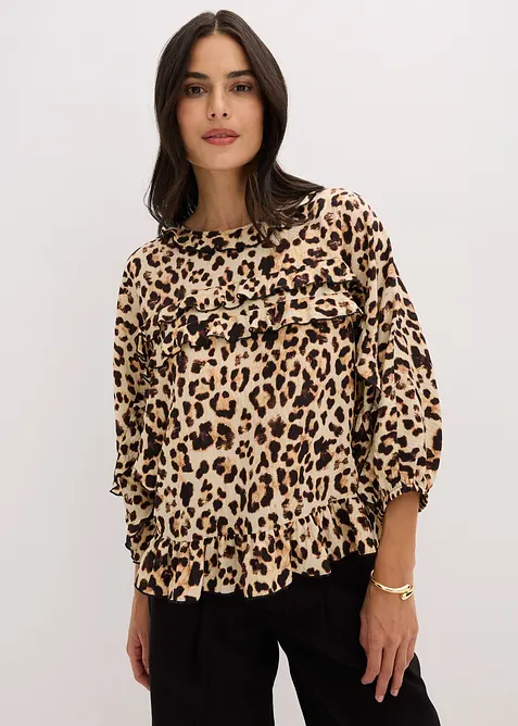 Blouse van een fijne viscosemix, bonprix