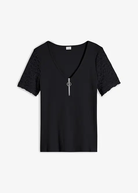 Geribd shirt van katoen, bonprix