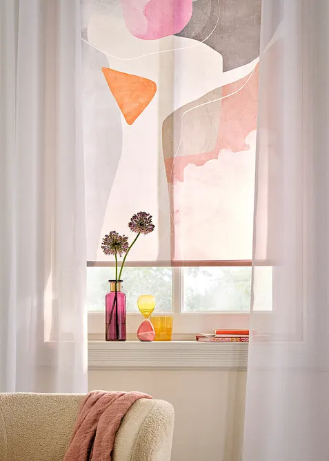 Verduisterend rolgordijn met grafisch dessin, bonprix