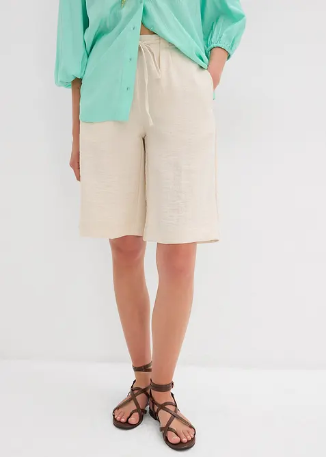 Bermuda van soepele viscose, bonprix