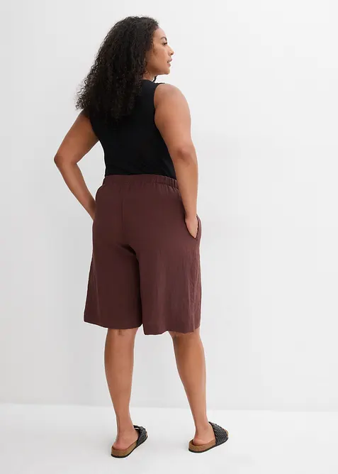 Bermuda van soepele viscose, bonprix