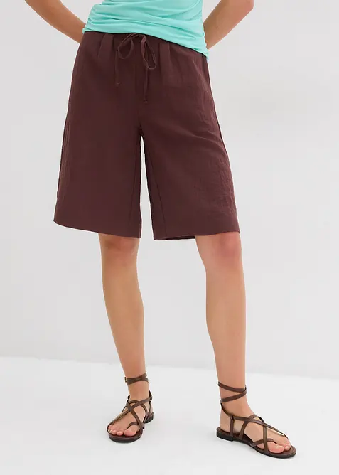 Bermuda van soepele viscose, bonprix