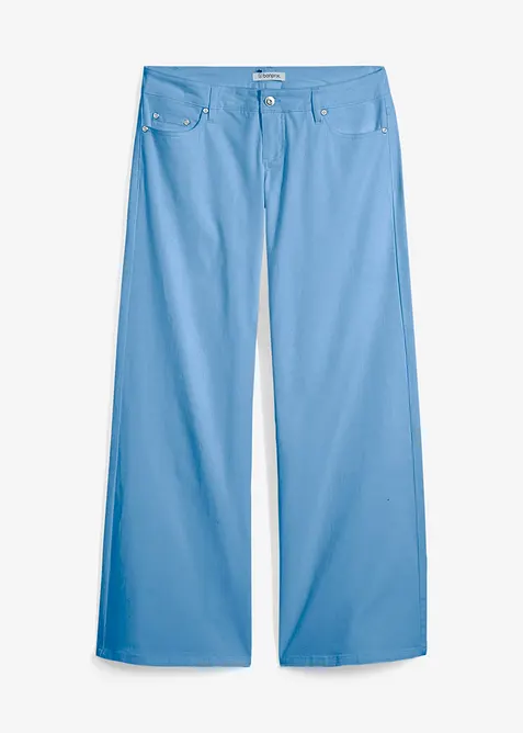 Wide leg jeans, low waist, bonprix
