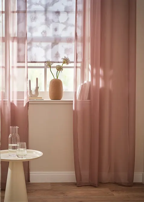 Rolgordijn met bloemenprint, bonprix