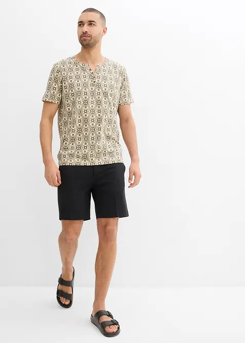 Henley shirt van puur katoen, bonprix