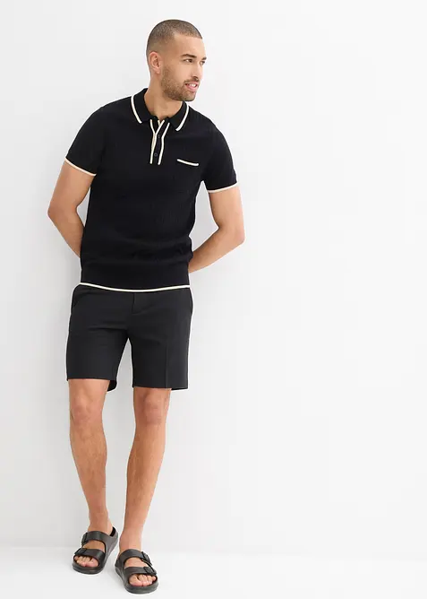 Poloshirt met contrasterende details, bonprix