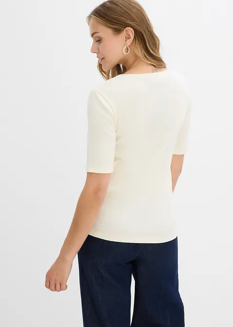 Voedings- en zwangerschapsshirt van puur biologisch katoen (set van 2), bonprix