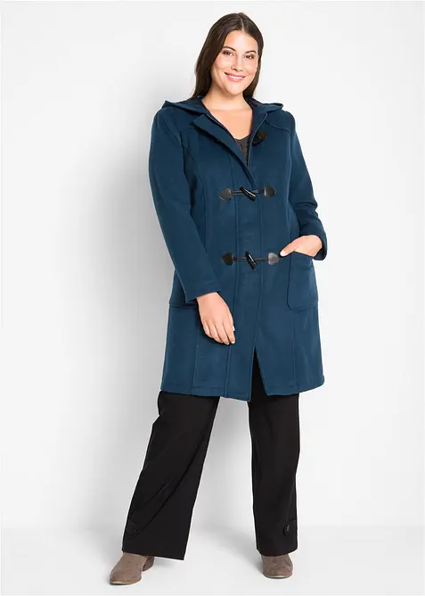 Duffelcoat in wollook, bonprix