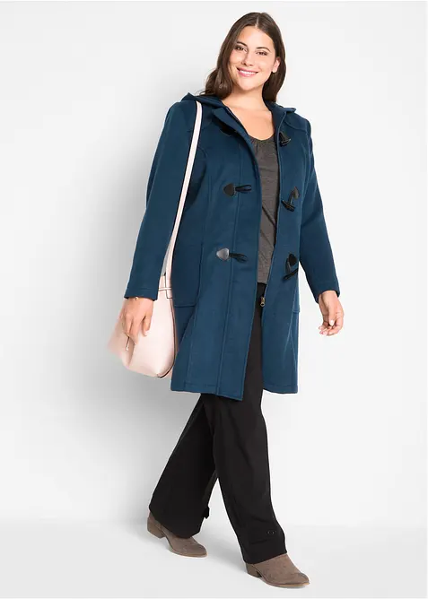 Duffelcoat in wollook, bonprix