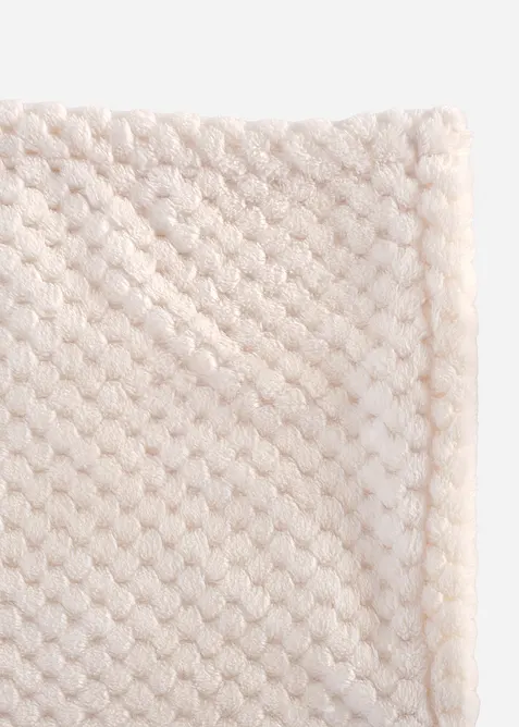 Fleece plaid met een honingraatstructuur, bonprix