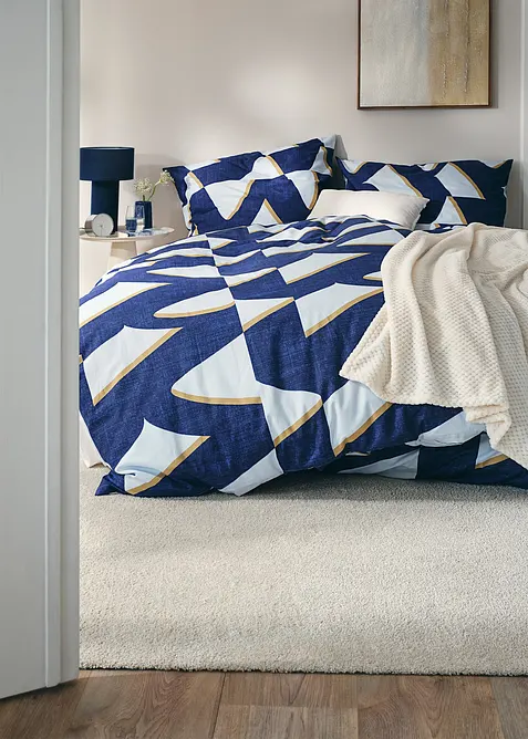 Dekbedovertrek met grafisch dessin, bonprix