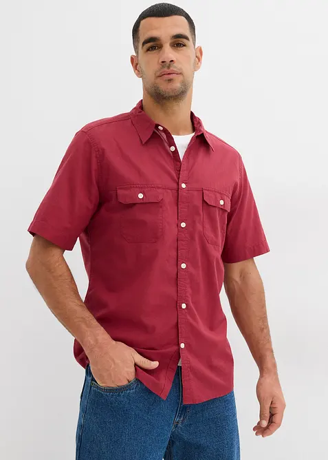 Licht overhemd met korte mouwen, bonprix