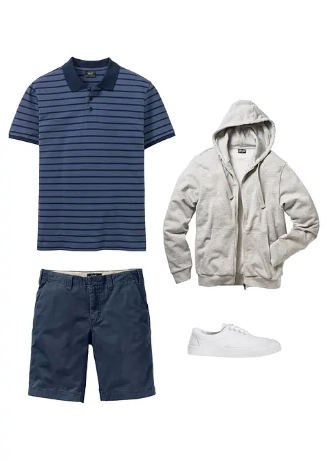 Chino bermuda van puur katoen, regular fit, bonprix