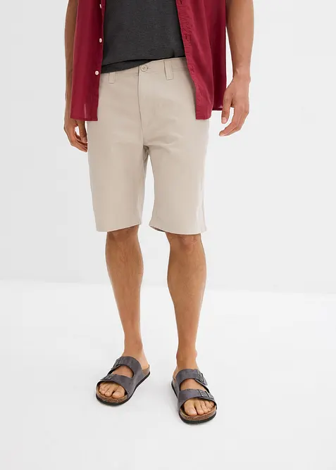 Chino bermuda van puur katoen, regular fit, bonprix