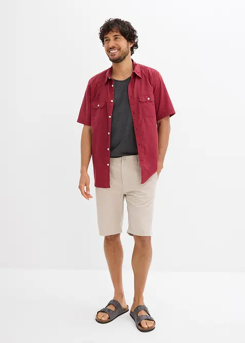Chino bermuda van puur katoen, regular fit, bonprix