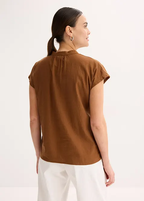 Linnen blouse in een luchtige linnenmix, bonprix