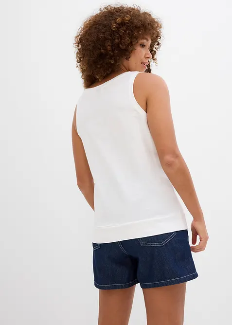 Tanktop van biologisch katoen (set van 2), bonprix