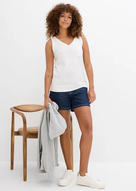 Tanktop van biologisch katoen (set van 2), bonprix