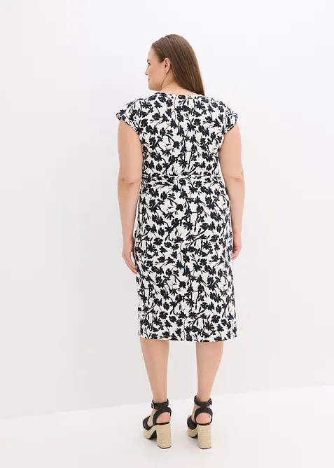 Jurk met plooitjes, bonprix