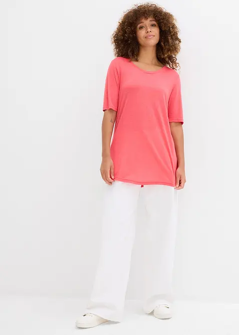 Longshirt van soepele viscose, bonprix
