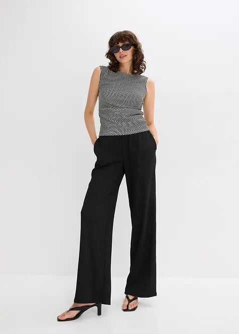 Shirt met plooitjes, bonprix