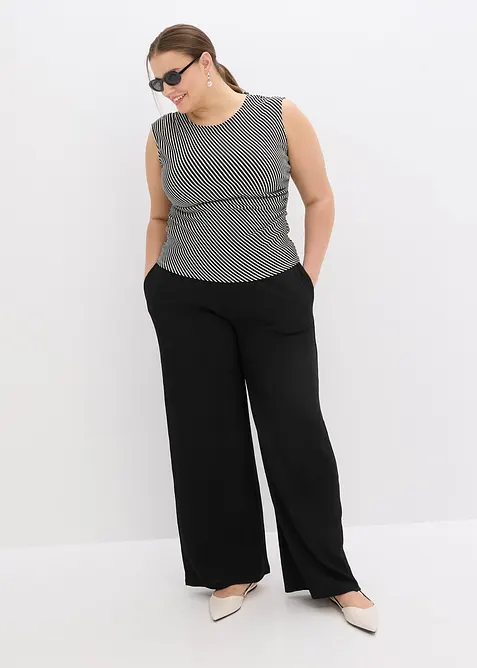 Shirt met plooitjes, bonprix