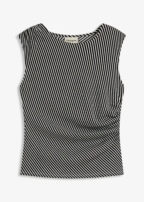 Shirt met plooitjes, bonprix