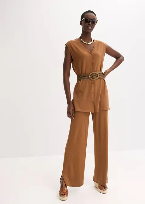 Fijn gebreid vest, bonprix