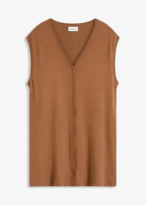 Fijn gebreid vest, bonprix