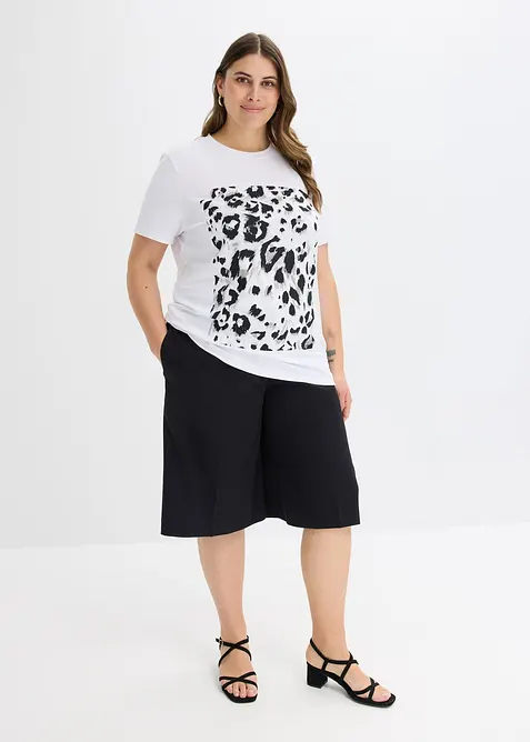 T-shirt met luipaardprint, bonprix