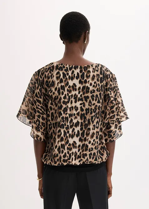 Chiffon tuniekblouse, bonprix