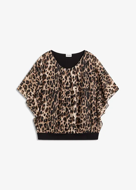 Chiffon tuniekblouse, bonprix