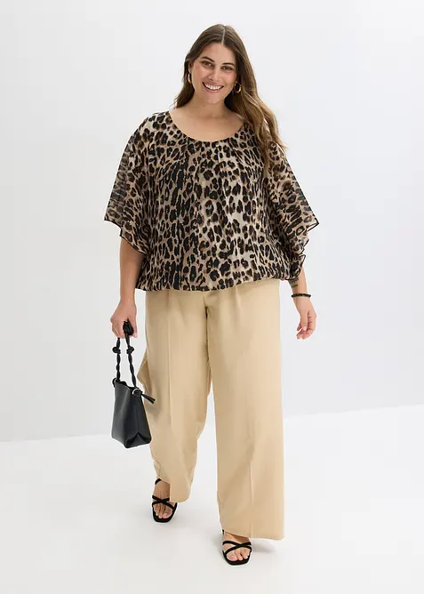 Chiffon tuniekblouse, bonprix