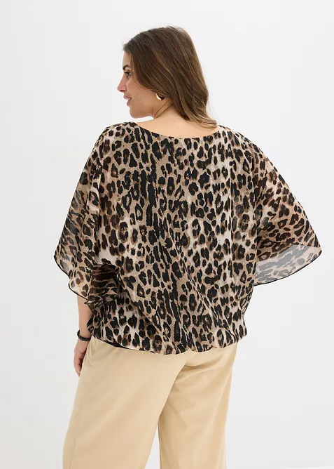Chiffon tuniekblouse, bonprix