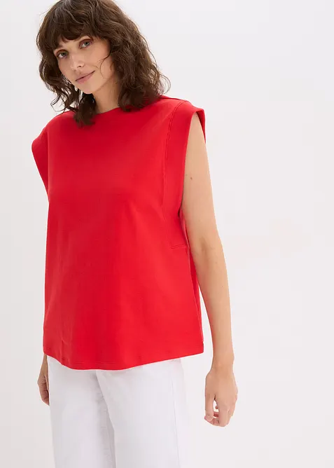 Top met ripstop inzetstuk, bonprix