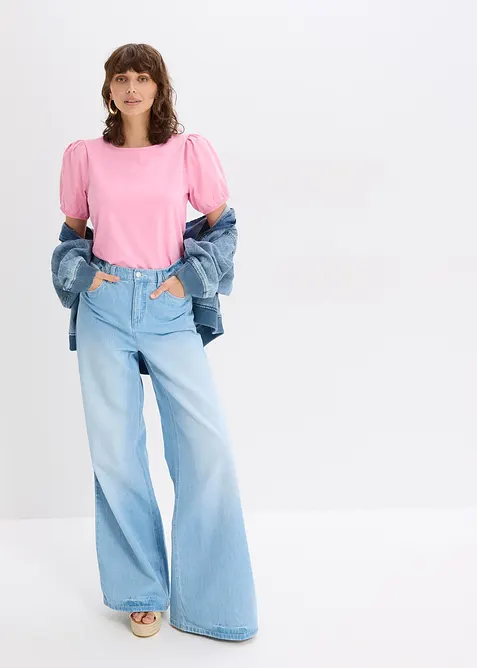 Jersey shirt met biologisch katoen, bonprix