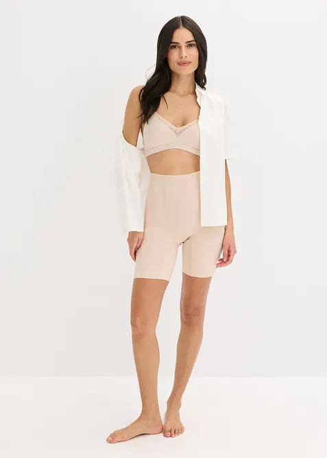 Corrigerende biker short van katoen, licht corrigerend, bonprix
