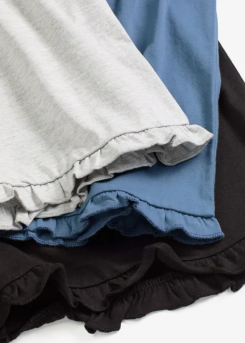 Pyjamashort met biologisch katoen (set van 3), bonprix