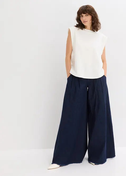 Top met ripstop inzetstuk, bonprix