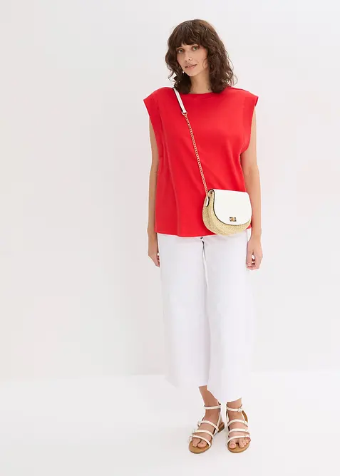 Top met ripstop inzetstuk, bonprix