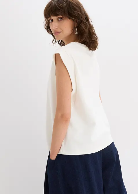 Top met ripstop inzetstuk, bonprix