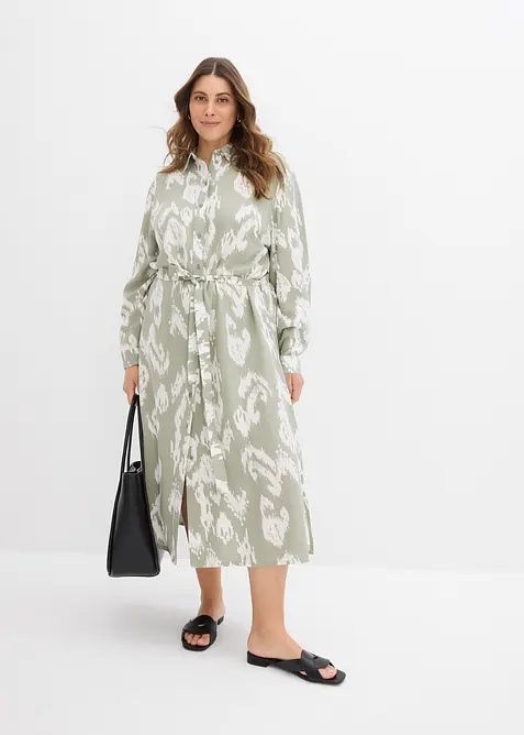 Overhemdjurk van soepele viscose, bonprix