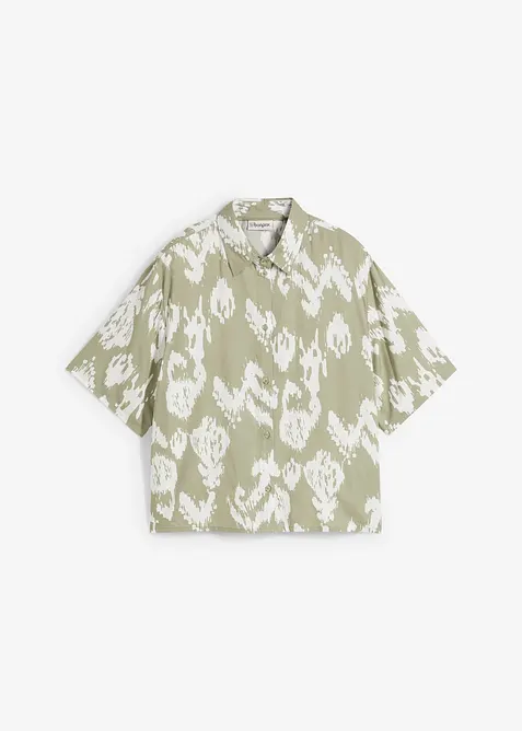Viscose blouse met korte mouwen, bonprix