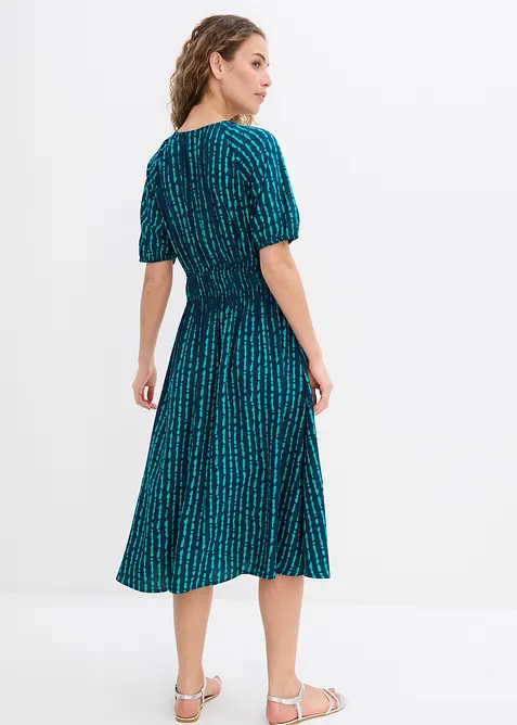 Midi jurk van zachte viscose, bonprix