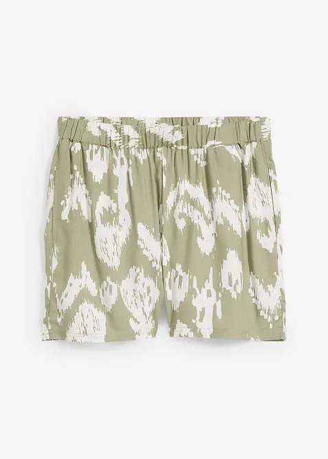Short van viscose met comfy band, bonprix